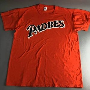 San Diego Padres T-shirt Shirt Men's Large Orange